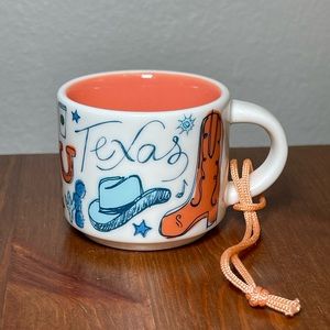 Starbucks TEXAS BEEN THERE SERIES ACROSS THE GLOBE COLLECTION ORNAMENT Ceramic C